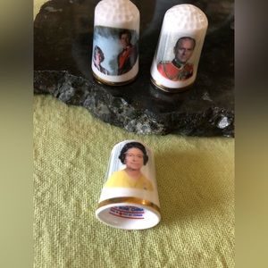 Vintage Royal Family Thimbles (3)